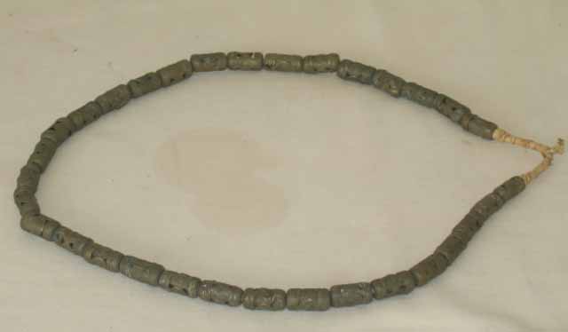 rang de perles en bronze 10/11mm  Afrique ethnique 